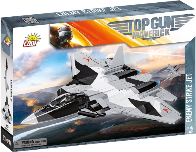 Cobi Top Gun: Maverick wroga myśliwca Su-57 Felon 1:48