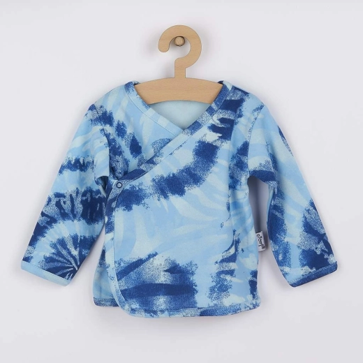 Niemowlęca bawełniana koszulka Nicol Tomi niebieska