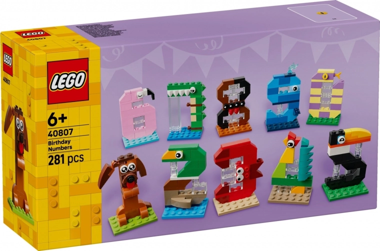 LEGO Iconic urodzinowe cyferki