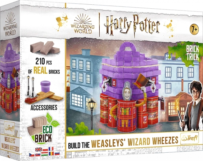 Klocki Brick Trick Harry Potter: Sklep Magicznych Figlów Weasleyów (210 elementów)