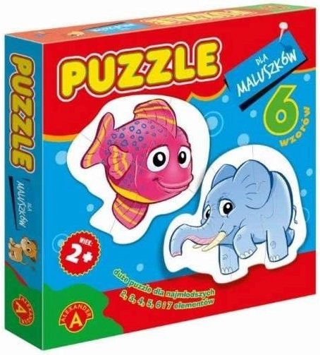 Puzzle dla maluszków – rybka