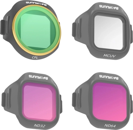 Zestaw filtrów SUNNYLIFE MCUV, CPL, ND32 i ND64 do DJI MINI 5 Pro