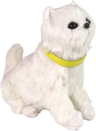 Interaktywne pluszowe kociątko – miałczy, porusza głową i ogonem