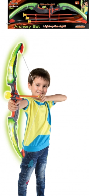Świecący zestaw łuczniczy dla dzieci