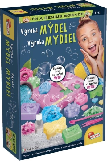 Wyrób mydeł – kwiaty, zestaw kreatywny