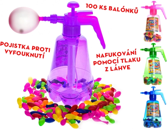 Wodne bomby z napełniaczem – zestaw 100 balonów na letnią zabawę