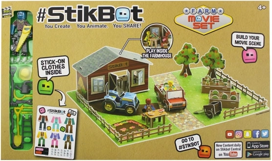 Stikbot zestaw filmowy: piracki statek lub farma
