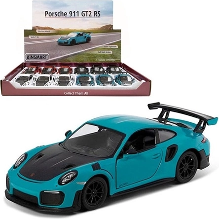 Metalowy model Porsche 911 GT2 RS z napędem pull-back - 1 sztuka