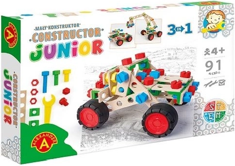 Alexandra mały konstruktor junior 3w1 pojazdy terenowe