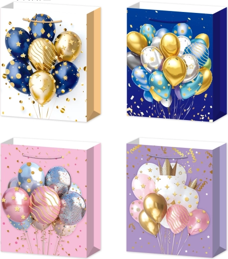 Torebka prezentowa M z balonami 26 × 32 × 10 cm