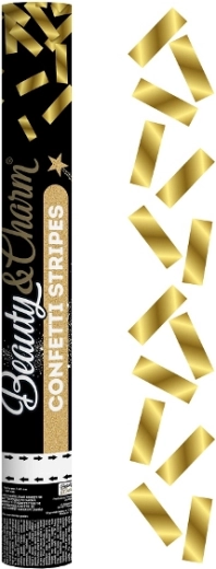 Konfetti pneumatyczne – złote paski foliowe