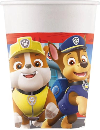 Papierowe kubeczki PAW PATROL 200 ml, 8 szt.