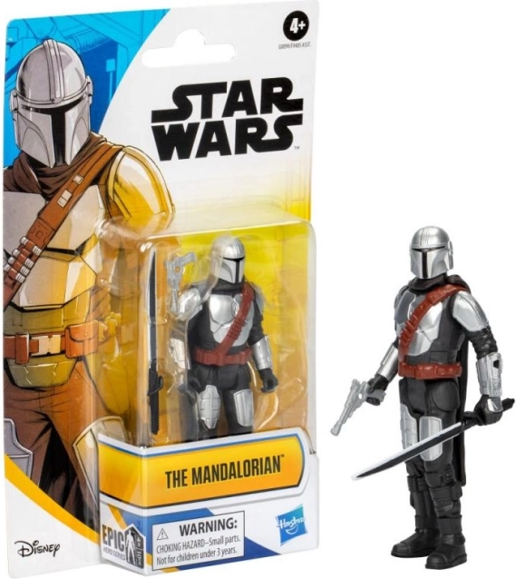 Figurka akcji Mandalorianina STAR WARS Epic Hero Series 10 cm
