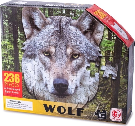 Puzzle obrysowe wilk 236 elementów