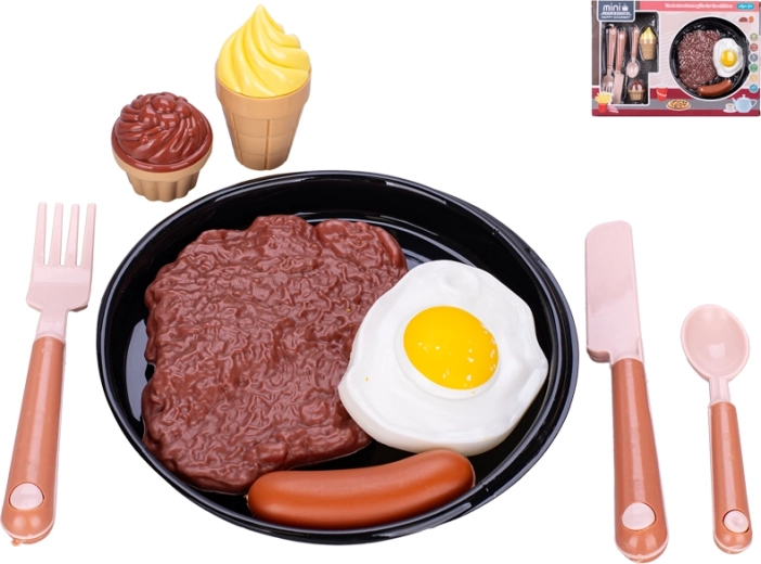 Dziecięcy zestaw obiadowy z talerzem 9 szt.