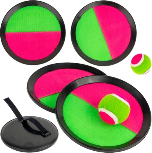 Catch ball – zestaw do rzucania i łapania na rzep