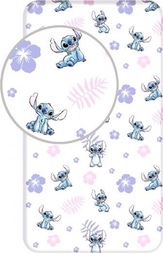 Prześcieradło Lilo i Stitch 90 × 200 cm