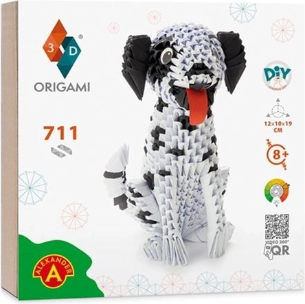 Origami 3D dalmatyńczyk