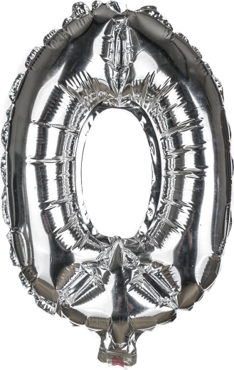 Balon foliowy cyfra 0, 30 cm – MY PARTY