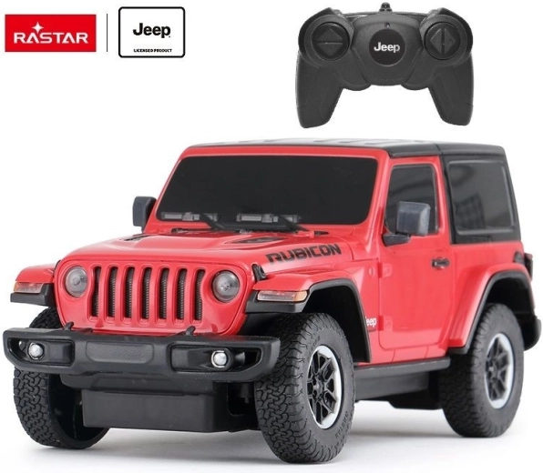 Rastar Jeep Wrangler JL Rubicon RC auto 1:24 czerwone - 1 szt.