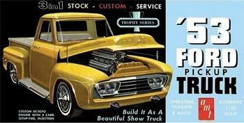 Plastikowy model auta 1953 Ford Pickup AMT