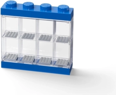 LEGO kolekcjonerska gablotka na 8 minifigurek, niebieska
