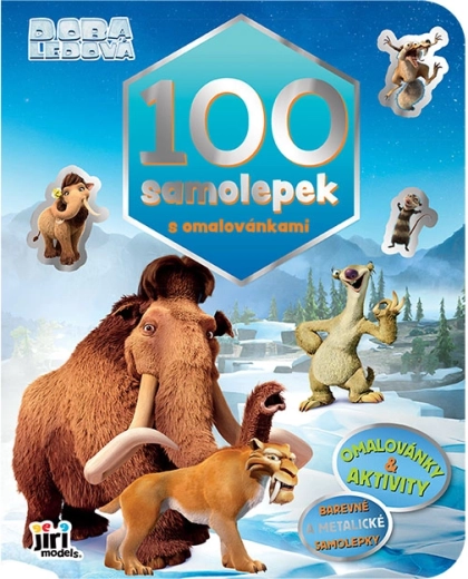 Epoka lodowcowa – kolorowanka ze 100 naklejkami