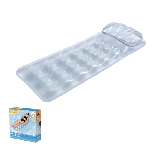 Bestway dmuchany materac z oparciem na głowę 188 × 71 cm
