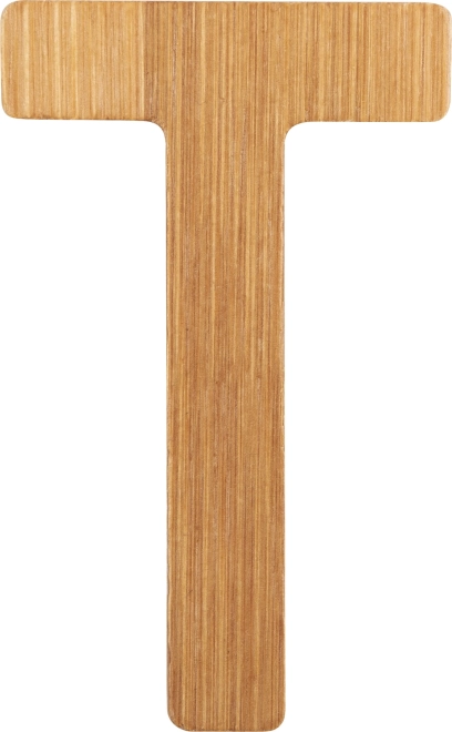 Small foot bambusowa litera T