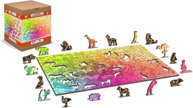 Drewniane puzzle Motyli Sen od WOODEN CITY