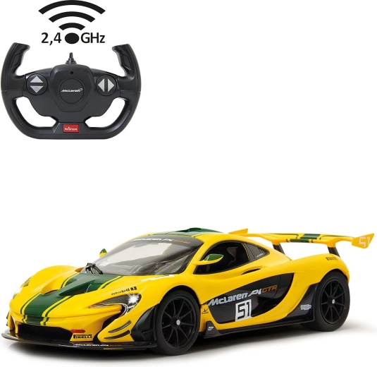 Jamara McLaren P1 GTR samochód RC 1:14 2,4 GHz żółty - 1 sztuka