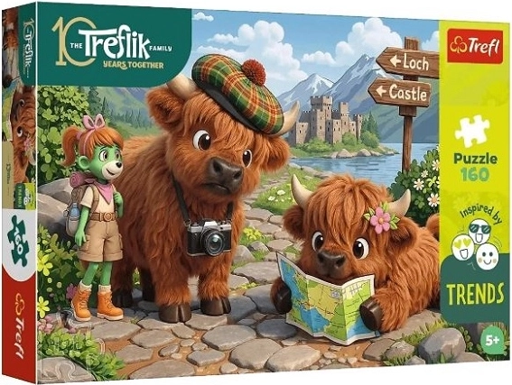 Puzzle dla dzieci Trefl Kids „Urocza krówka” 160 elementów