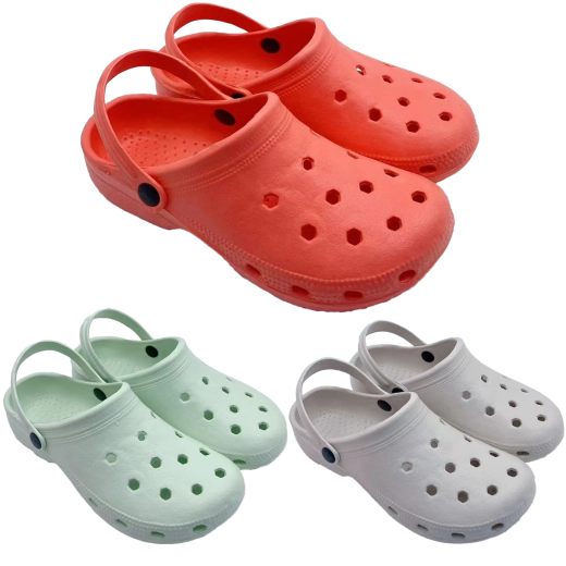 Ogrodowe klapki z pianki EVA z wentylacją i paskiem na pięcie