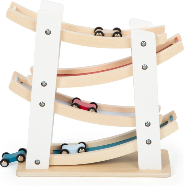 Drewniany tor wyścigowy z autkami Small Foot