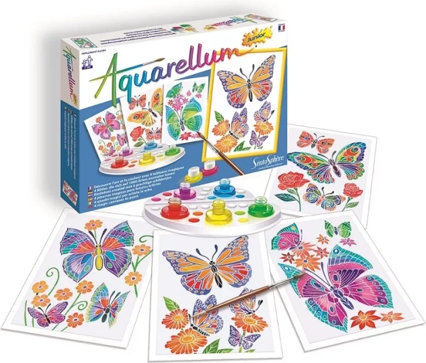 SentoSphere akwarele junior – motyle i kwiaty