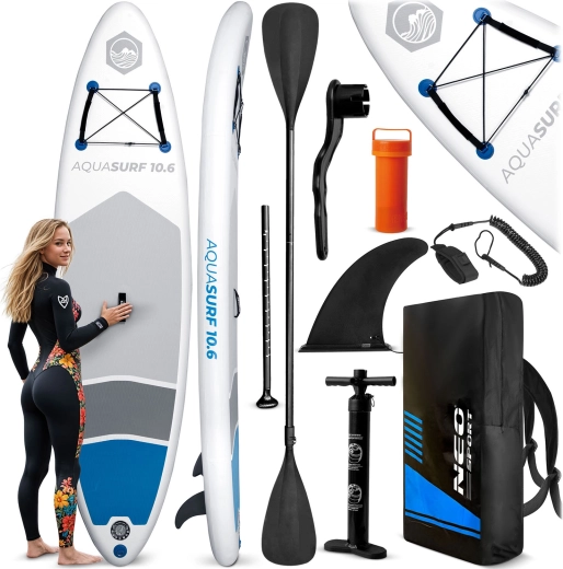 Nadmuchiwany paddleboard AQUASURF 10'6 (320 × 84 × 15 cm) zestaw
