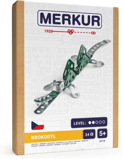 Merkur Mini Zoo – krokodyl, 34 elementów