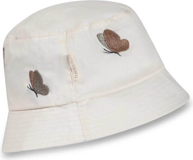 Nuuuroo Alpha dziecięcy kapelusik cream butterfly (1–3 lata)
