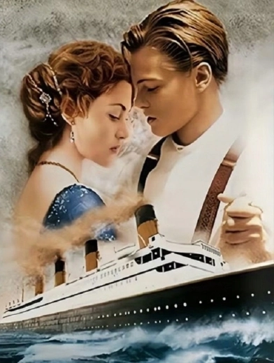 Norimpex malowanie diamentowe Titanic: Jack i Rose 30 × 40 cm