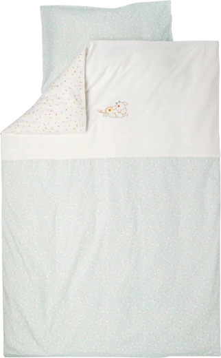 Nattou pościel do łóżeczka 2‑częściowa 100 × 140 cm i 40 × 60 cm Mila, Zoe & Lana