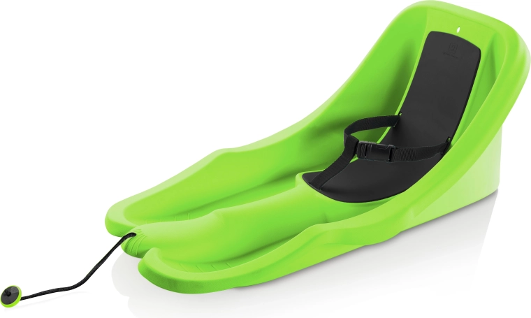 Dziecięce sanki Baby Rider z oparciem pleców i pasem