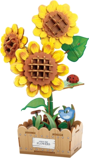 2Kids Toys 3D drewniana układanka Słonecznica