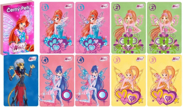 Gra karciana Czarny Piotruś Winx Club