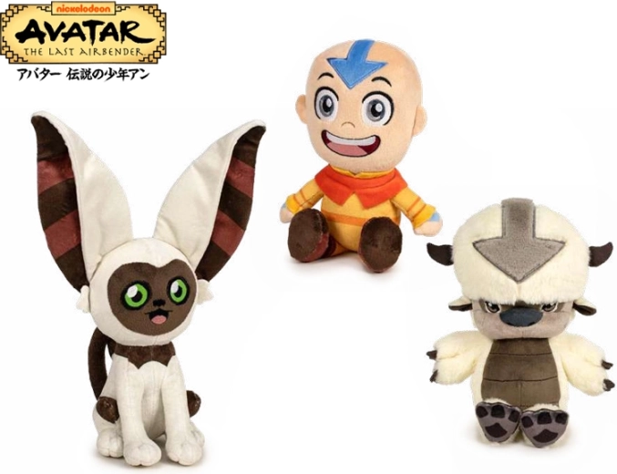 Avatar: Legenda Aanga pluszowa zabawka 21 cm – Aang, Momo lub Appa