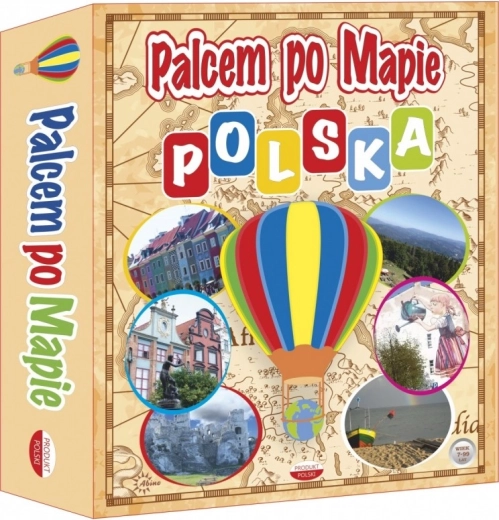 Gra z palcem na mapie – Polska