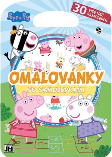 Kolorowanka z naklejkami Świnka Peppa