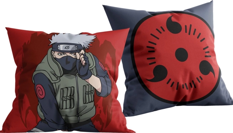 Poduszka Naruto Shippuden Kakashi Sharingan 40 × 40 cm