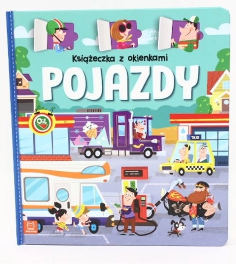 Książeczka z okienkami Pojazdy