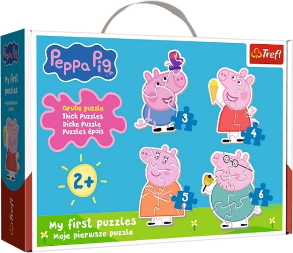 Puzzle Baby Classic Świnka Peppa – Mała świnka wśród przyjaciół