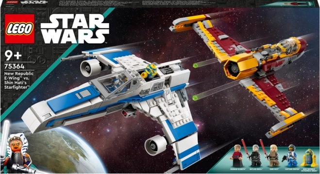 LEGO® Star Wars™ 75364 Myśliwiec E-wing™ Nowej Republiki kontra myśliwiec Shin Hati